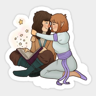 magic couple Sticker